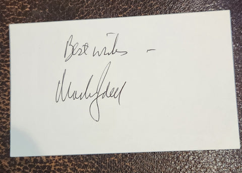 AMERICAN DIRECTOR MARK RYDELL HAND SIGNED CARD