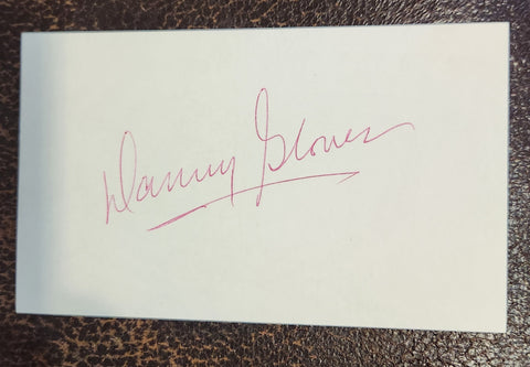 ACTOR DANNY GLOVER HAND SIGNED CARD