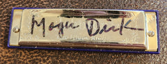 J GEILS HARMONICA PLAYER MAGIC DICK HAND SIGNED JOHNSON HARMONICA