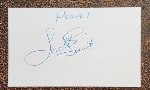 M*A*S*H ACTRESS LORETTA SWIT HAND SIGNED CARD