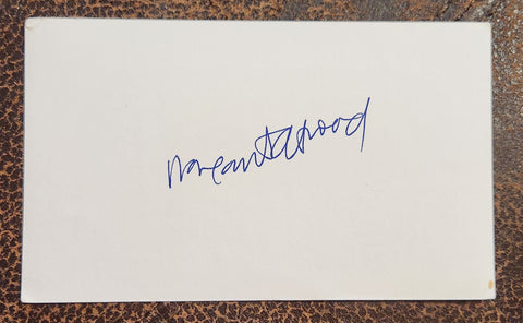 HANDMAIDS TALE AUTHOR MARGARET ATWOOD HAND SIGNED CARD