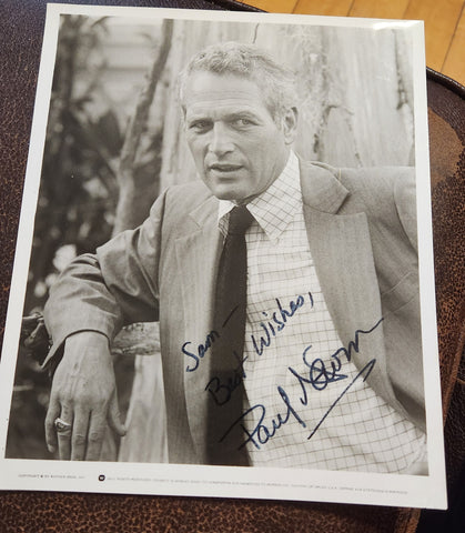 LEGENDARY ACTOR PAUL NEWMAN HAND SIGNED 8X10 PHOTO D.2008