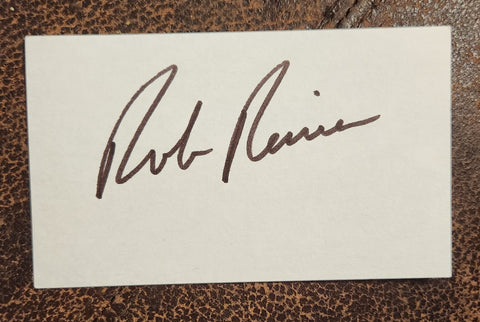 DIRECTOR ACTOR ROB REINER HAND SIGNED CARD