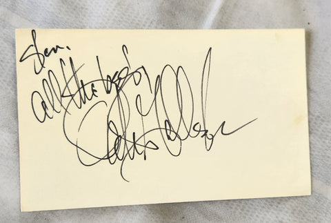 ACTOR PETER GALLAGHER HAND SIGNED CARD