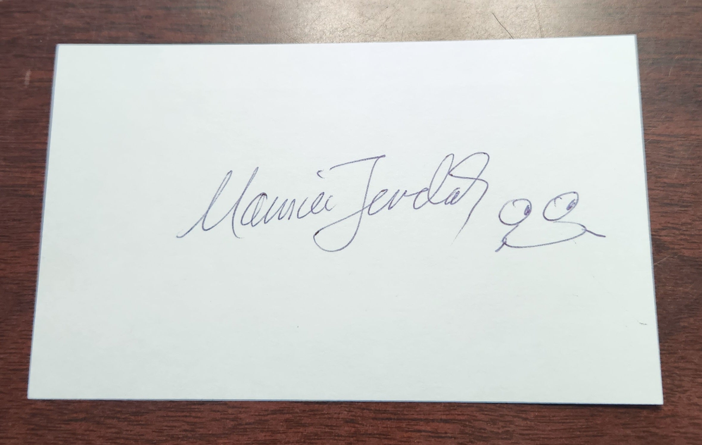 AUTHOR MAURICE SENDAK HAND SIGNED CARD D.2012 WHERE THE WILD THING ARE