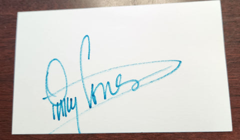 AMERICAN RECORD PRODUCER AND SONGWRITER QUINCY JONES HAND SIGNED CARD