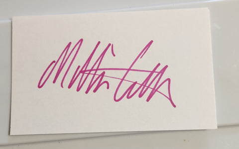 SINGER MELISSA ETHERIDGE HAND SIGNED CARD