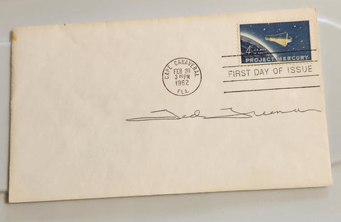 MEDIA MOGUL TED TURNER HAND SIGNED FDC FIRST DAY COVER