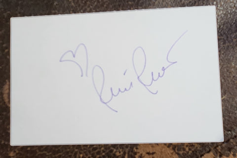 BEAUTIFUL ACTRESS RENE RUSSO HAND SIGNED CARD