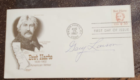 FAR SIDE CARTOONIST GARY LARSON HAND SIGNED FDC FIRST DAY COVER