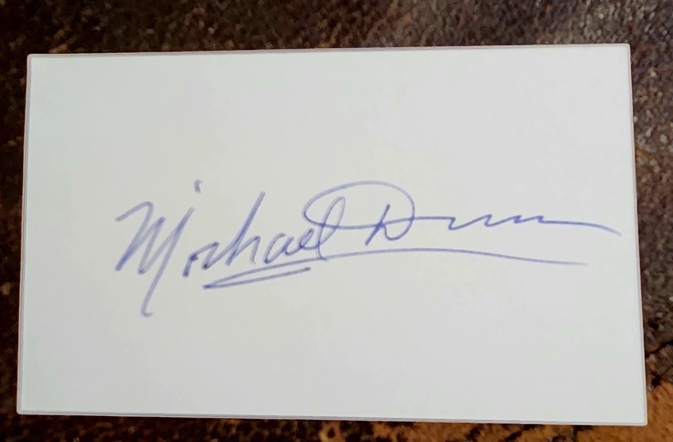 RARE THE WILD WEST ACTOR MICHAEL DUNN HAND SIGNED CARD D.1973