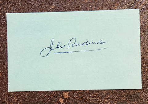 THE SOUND OF MUSIC STAR JULIE ANDREWS HAND SIGNED CARD