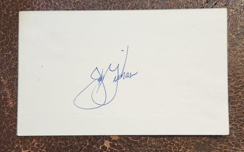 LAWYER THRILLER AUTHOR JOHN GRISHAM HAND SIGNED CARD