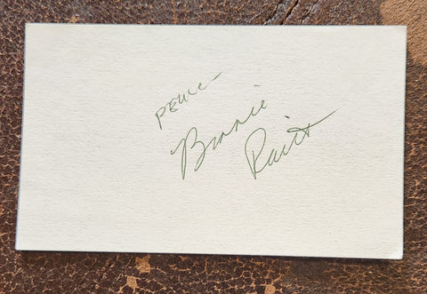 BLUES FOLK LEGEND BONNIE RAITT HAND SIGNED CARD