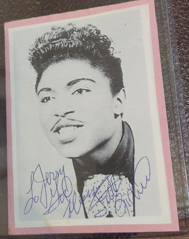 ROCK GREAT LITTLE RICHARD HAND SIGNED 6X9" PHOTO D.2020