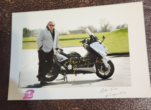 PROLIFIC FRENCH ACTOR GERARD DEPARDIEU HAND SIGNED 4X6" PHOTO