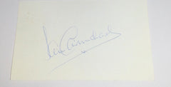 ACTOR  IAN CARMICHAEL SIGNED CARD AND NICE 5X7" PRINT D.2010