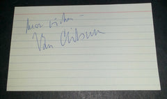 RARE CHILD PIANO PROTEGE VAN CLIBURN HAND SIGNED CARD AND NICE 5X7" PRINT