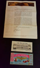 1978 INDY 500 WINNER AL UNSER SR HAND SIGNED LETTER 1978 TICKET AND 500 HOF TICKET GREAT LOT