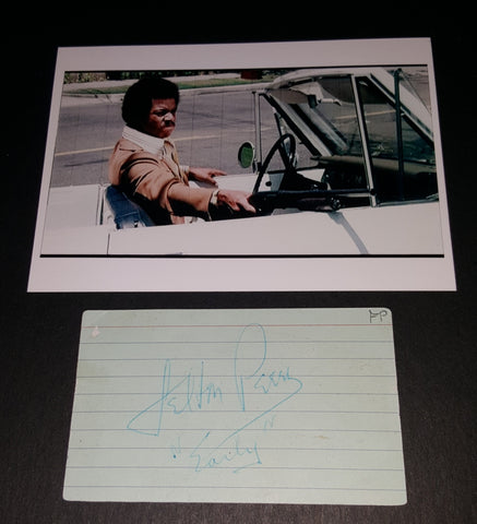 ACTOR FELTON PERRY HAND SIGNED CARD AND NICE 5X7' PRINT