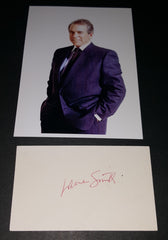 ACTOR LANE SMITH HAND SIGNED CARD AND NICE 5X7" PRINT D.2005