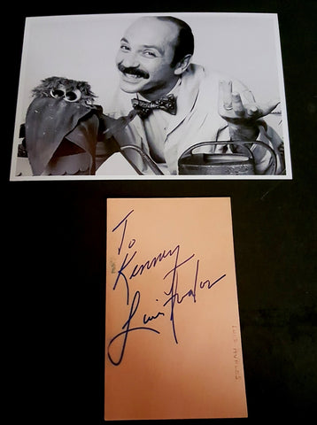 "THE ELECTRIC COMPANY' ACTOR LUIS AVALOS HAND SIGNED CARD AND NICE 5X7" PRINT D.2014