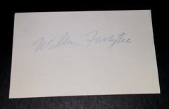 ACTOR WILLIAM FORSYTHE HAND SIGNED CARD AND NICE 5X7" PRINT