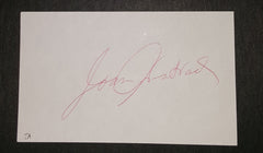 SINGER JOAN ARMATRADING HAND SIGNED CARD AND NICE 5X7" PRINT