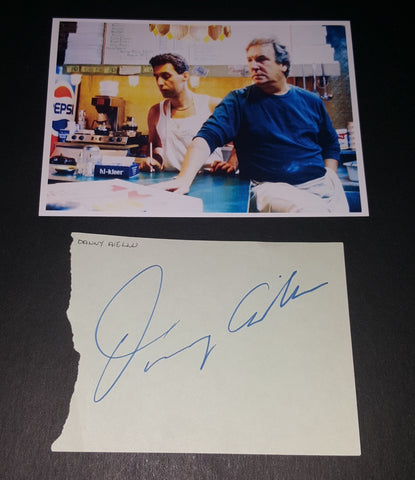 ACTOR DANNY AIELLO HAND SIGNED PAGE AND NICE 5X7' "DO THE RIGHT THING" PRINT