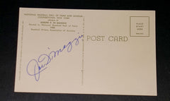 LEGENDARY BASEBALL BROTHER JOE VINCE AND DOM DIMAGGIO AUTOGRAPHS AND NICE 5X7" PRINT