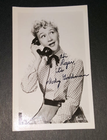 ACTRESS FUNNY WOMAN DODY GOODMAN HAND SIGNED VINTAGE 3X5" PHOTO D.2008