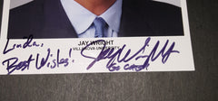 VILLIANOVA BASKETBALLHEAD COACH JAY WRIGHT HAND SIGNED 8X10" PHOTO NCAA FINAL FOUR COACH