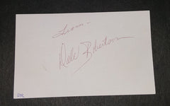 ACTOR DALE ROBERTSON HAND SIGNED CARD AND NICE 5X7" PRINT D.2013