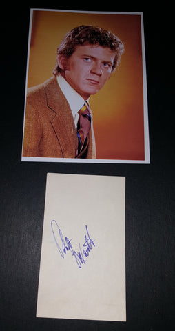 ACTOR ROBERT FOXWORTH HAND SIGNED CARD AND NICE 5X7" PRINT