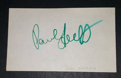 ACTOR PAUL HECHT HAND SIGNED CARD AND NICE 5X7' PRINT