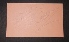 ACTOR ROD CAMERON HAND SIGNED CARD AND NICE 5X7" PRINT D.1983