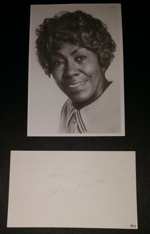 ACTRESS HELEN MARTIN HAND SIGNED CARED AND NICE 5X7" PRINT D.2000