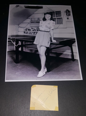 ACTRESS TURNED CASTING DIRECTOR PAT KIRKLAND HAND SIGNED VINTAGE CUT AND NICE PRINT D.2000