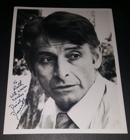 ENGLISH ACTOR DONAL DONNELLY HAND SIGNED 8X10" PHOTO D.2010