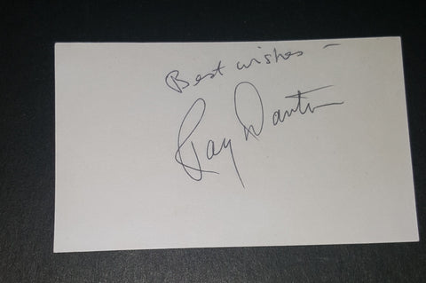 ACTOR RAY DANTON HAND SIGNED CARD D.1992