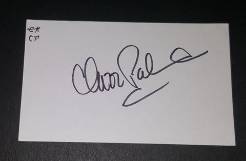 "THE USUAL SUSPECTS" ACTOR CHAZZ PALMINTERI HAND SIGNED CARD