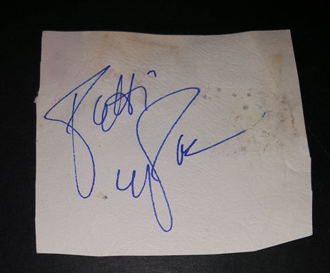 BROADWAY LEGEND PATTI LUPONE HAND SIGNED CUT (SOME WATER DAMAGE)