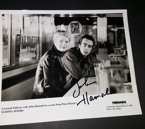 ACTOR JOHN HANNAH HAND SIGNED 8X10" "SLIDING DOORS" PHOTO