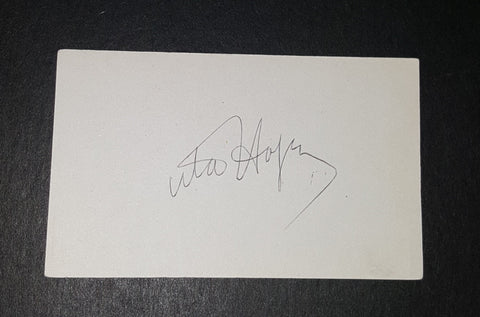 ACTING TEACHER ACTRESS UTA HAGEN HAND SIGNED CARD D.2004