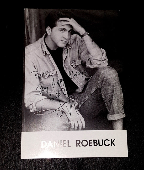 ACTOR DANIEL ROEBUCK HAND SIGNED 4X6" YOUNG DANIEL PHOTO