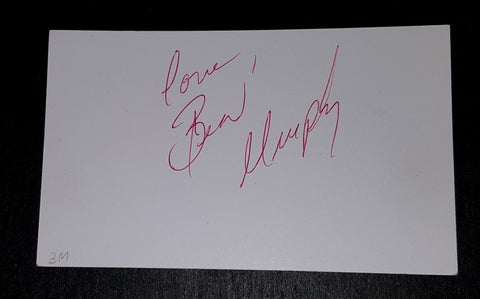 ALIAS SMITH AND JONES ACTOR BEN MURPHY HAND SIGNED CARD