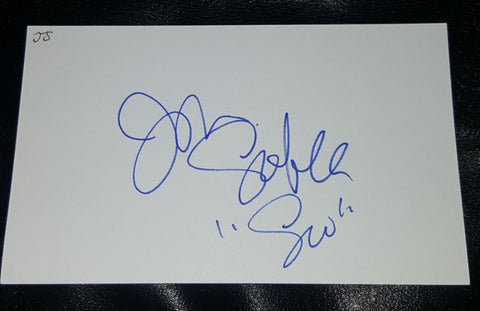 JAZZ GUITAR VIRTUOSO JOHN SCOFIELD HAND SIGNED CARD