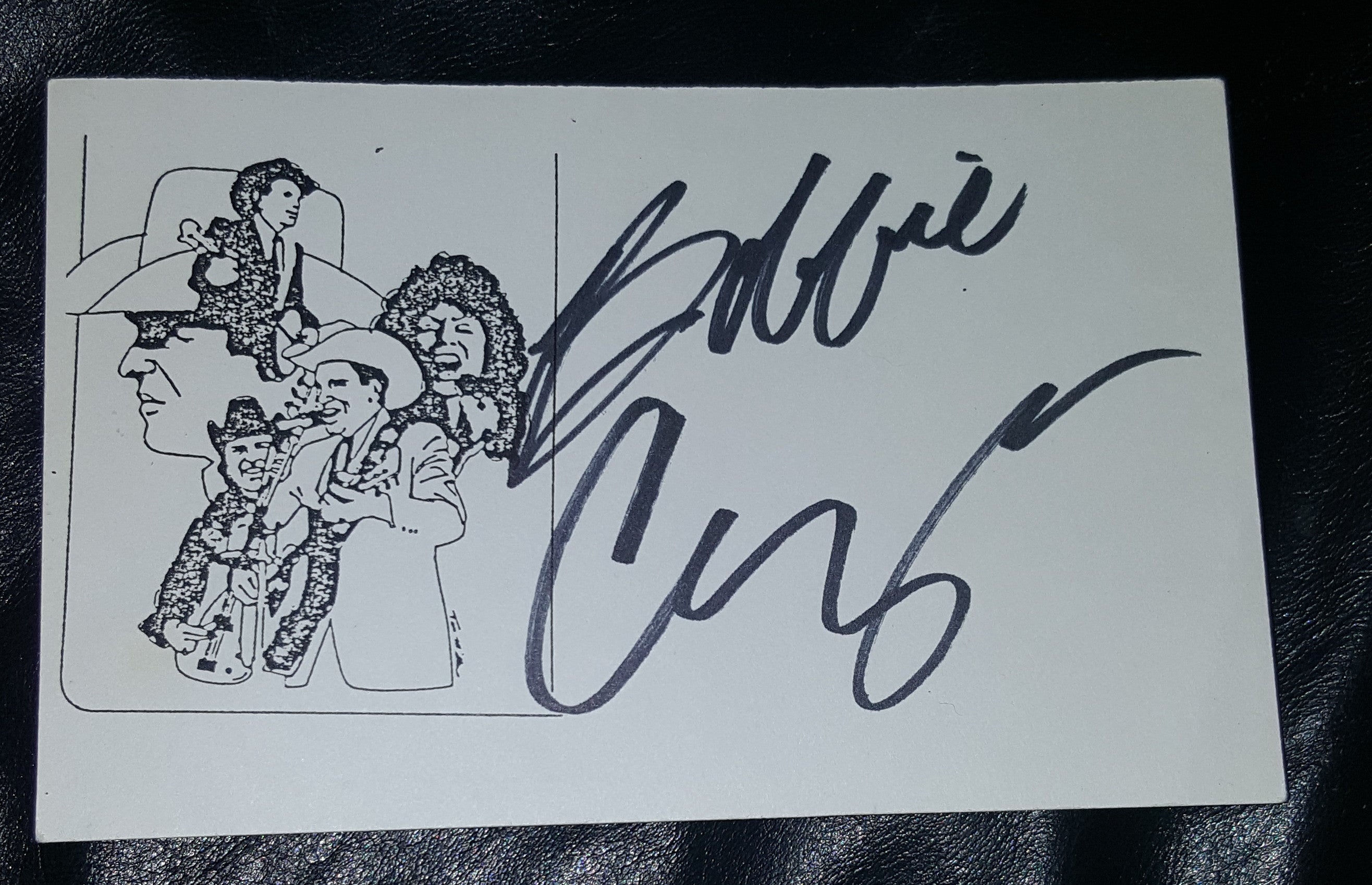 COUNTRY MUSIC STAR BOBBIE CRYNER HAND SIGNED CARD