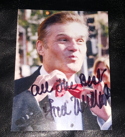 ACTOR COMEDIAN FRED WILLARD HAND SIGNED 3X4" PHOTO