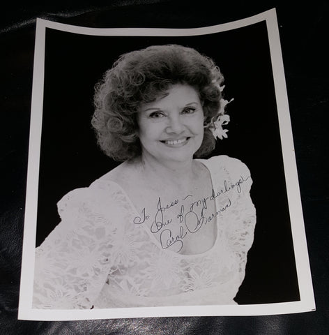 EXOTIC B-MOVIE ACTRESS CAROL FORMAN HAND SIGNED VINTAGE 8X10" PHOTO DE.1997